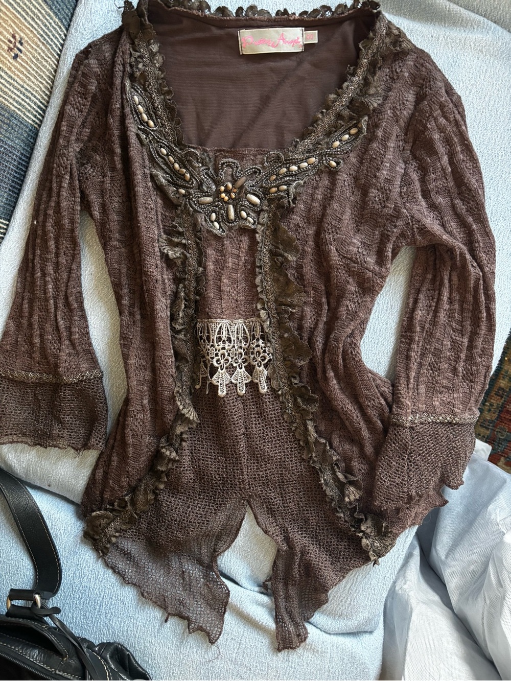 Vintage y2k Embellished Women's top